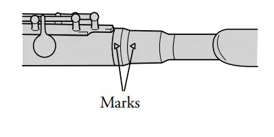 YAMAHA Piccolo Flute Marks