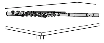 YAMAHA Piccolo Flute acing up