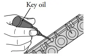 YAMAHA Piccolo FluteHand Key oil