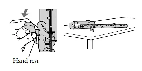 YAMAHA Piccolo FluteHand rest
