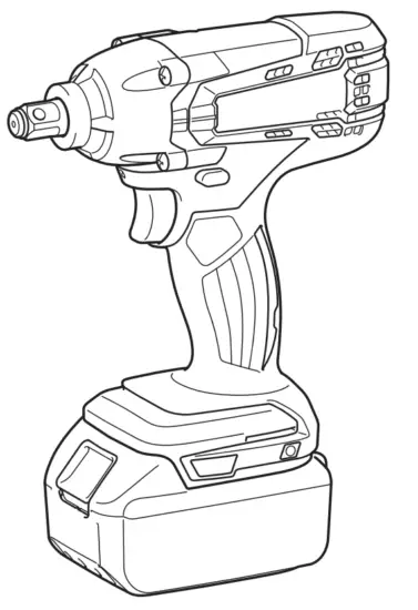 makita DTW190 Cordless Impact Wrench