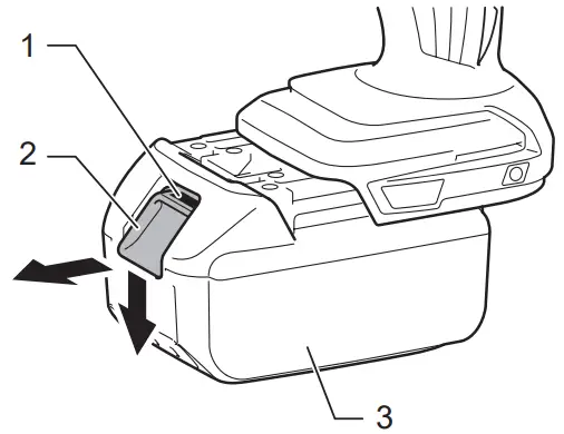 makita DTW190 Cordless Impact Wrench - FIG 1