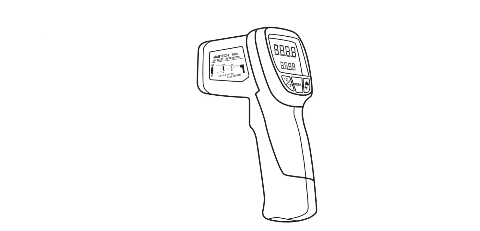 Mastech Ms6541 Infrared Thermometer User Guide Mastech Ms6541 Infrared Thermometer User Guide