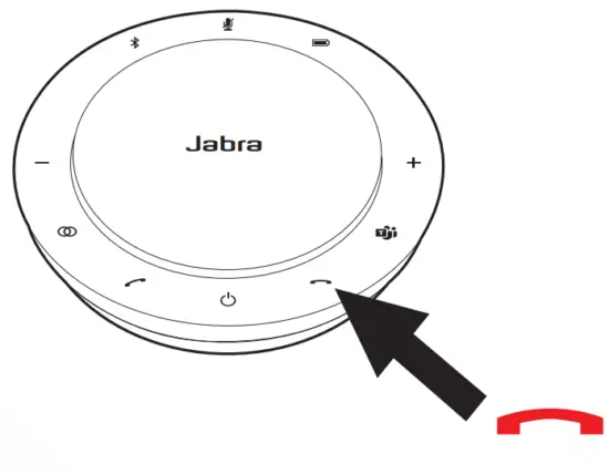 Jabra PHS040Wa Speak 750 MS Wireless Bluetooth Speaker - button 1