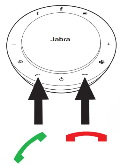 Jabra PHS040Wa Speak 750 MS Wireless Bluetooth Speaker - button