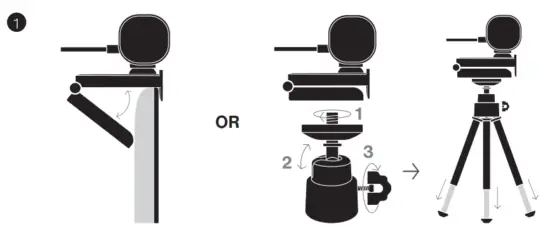 VAVA VA-VD020 2K HD Webcam with Dual Microphones - 1