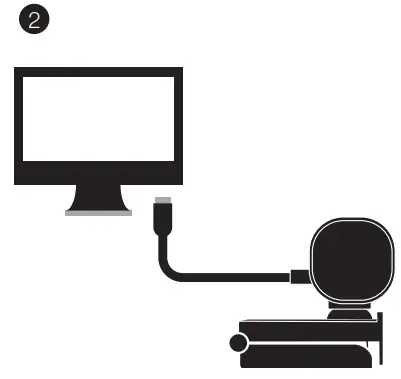 VAVA VA-VD020 2K HD Webcam with Dual Microphones - 2