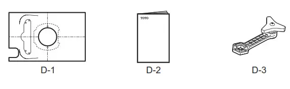 TOTO Neorest Toilet Bowl D-3 is affixed on the backside