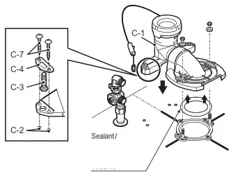 TOTO Neorest Toilet Bowl Included parts 8