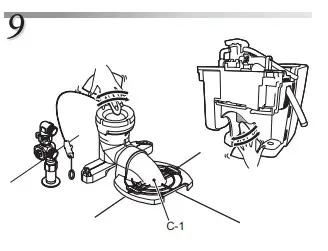 TOTO Neorest Toilet Bowl Included parts 9