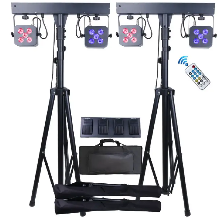 qtx 151.554UK LED PAR Bars with Foot Control-prod