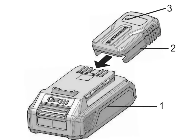 greenworks CAG801 24V Lithium Max Battery Charger 2
