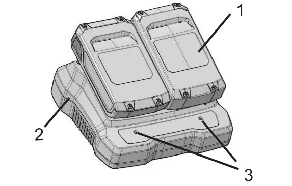 greenworks CAG801 24V Lithium Max Battery Charger 4