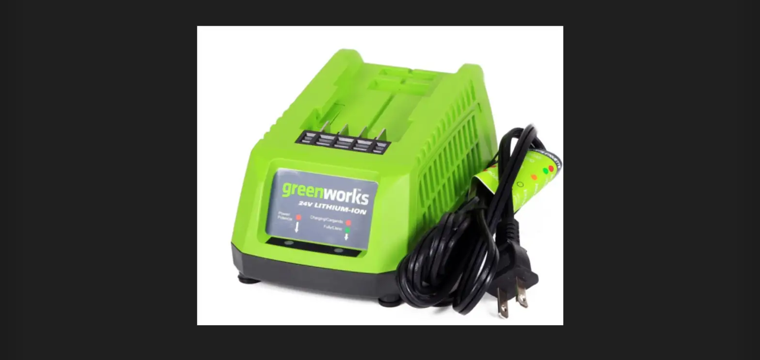 Greenworks Cag801 24v Lithium Max Battery Charger Owner's Manual