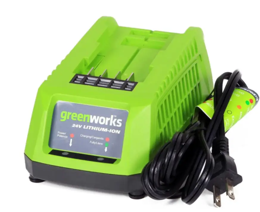 greenworks CAG801 24V Lithium Max Battery Charger