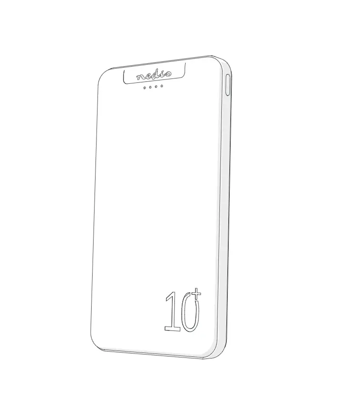 Nedis Upbk10002bk Portable Power Bank User Manual