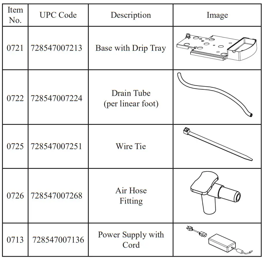 frieling 0601 MILKchiller II Milk Refrigerator and Dispenser - figure 27
