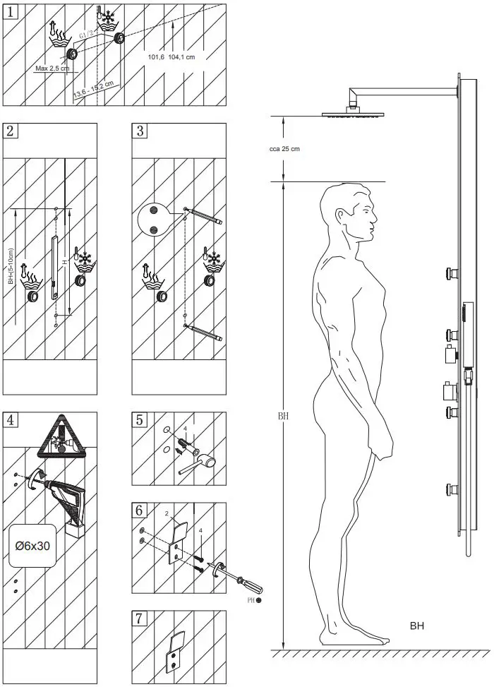 RAVAK TOTEMJETGLASS Jet Glass Instruction Manual - Fig 3