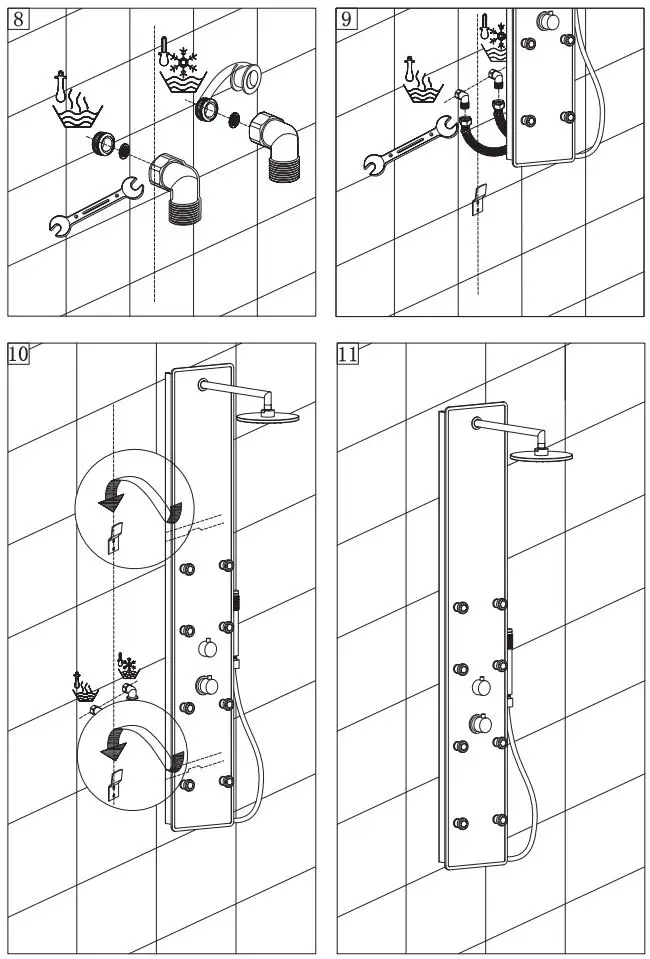 RAVAK TOTEMJETGLASS Jet Glass Instruction Manual - Fig 4