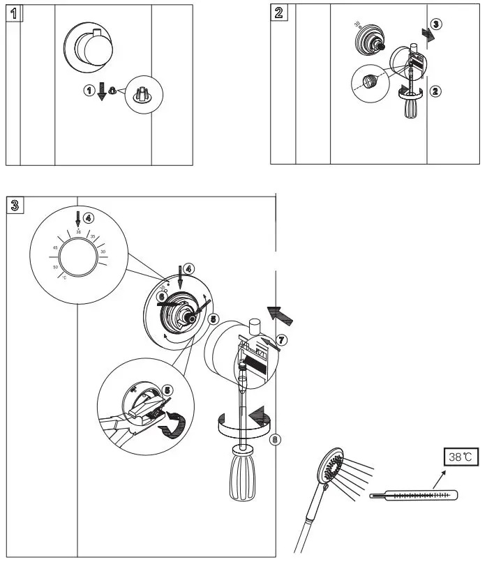 RAVAK TOTEMJETGLASS Jet Glass Instruction Manual - Fig 6