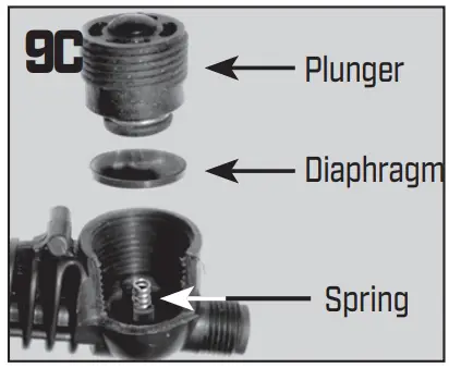 CHAPIN 31440 2 Gallon Lawn & Garden Series Stainless Steel Sprayer - diaphragm