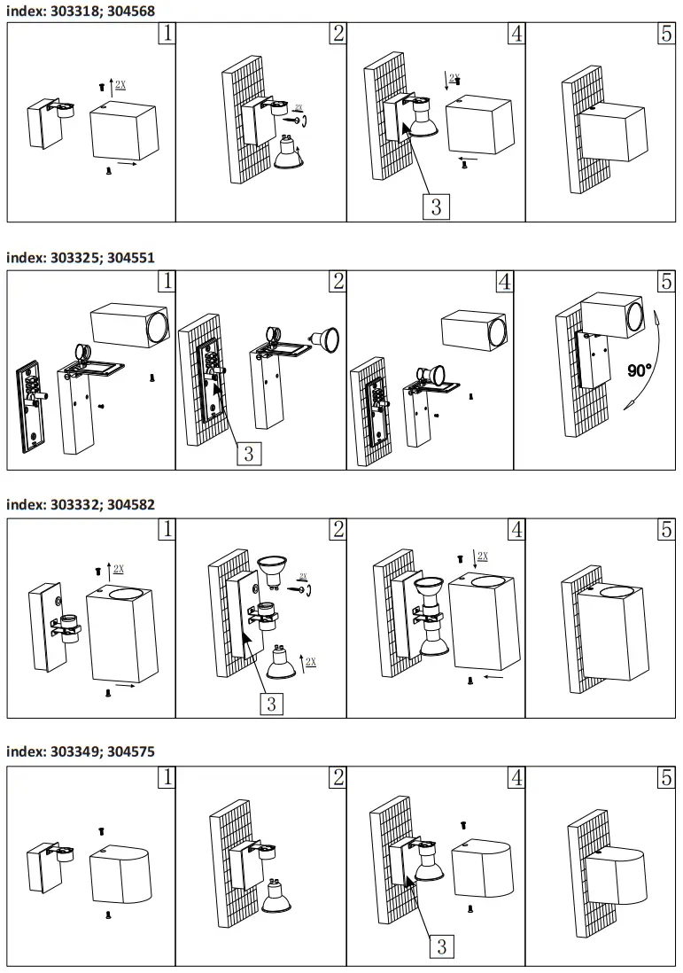 Svet-svetil SA1260 BOSTON Outdoor Wall Reflector - fig