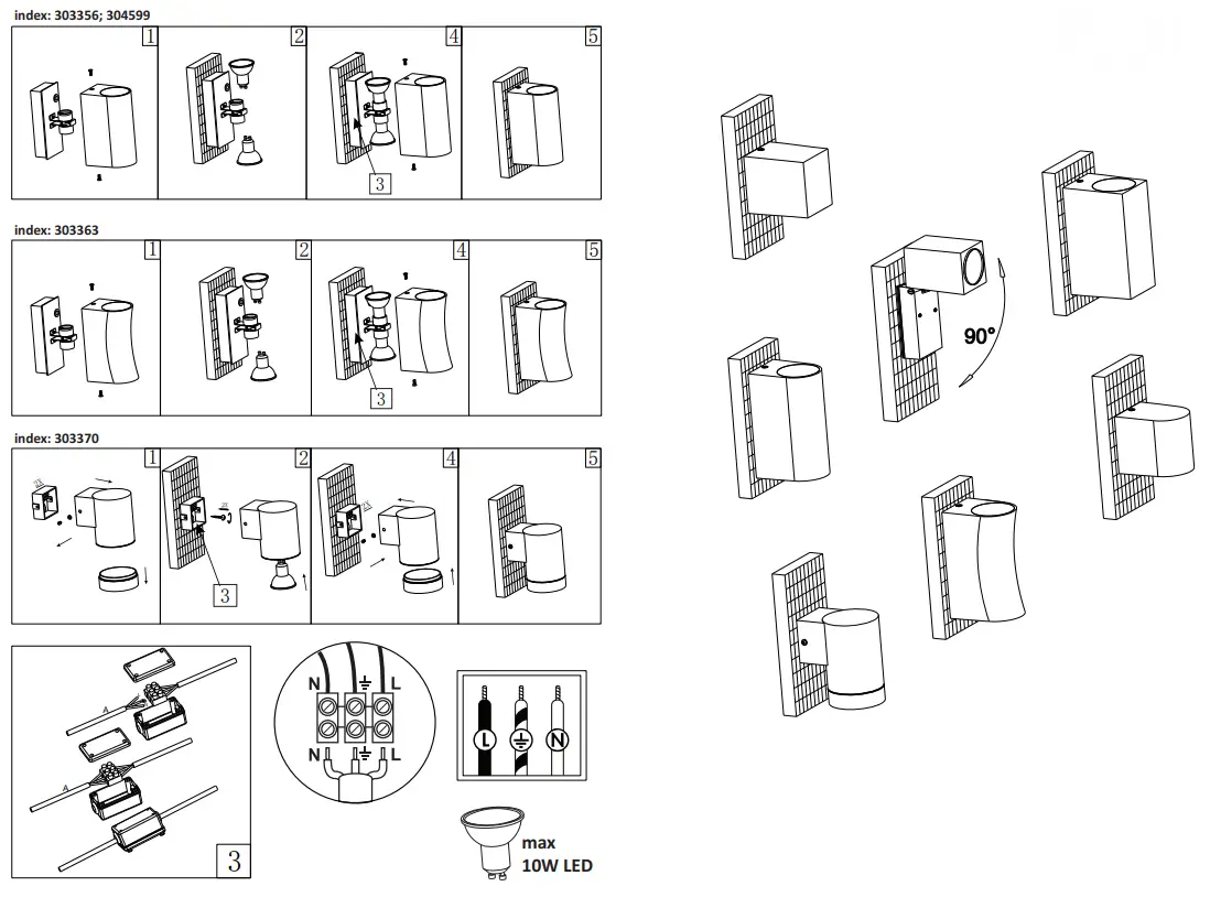 Svet-svetil SA1260 BOSTON Outdoor Wall Reflector