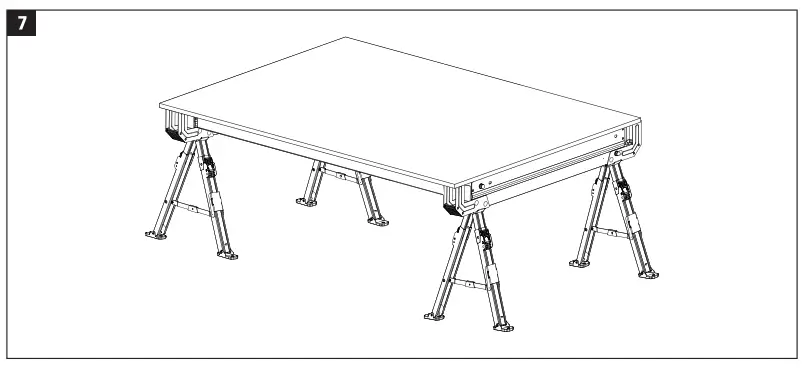 Hard Head 012957 Work Trestle - 2