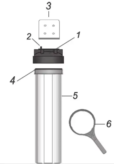 STIEBEL ELTRON Scale TAC ler Plus Hard Water Mineral Scale - Key components parts list