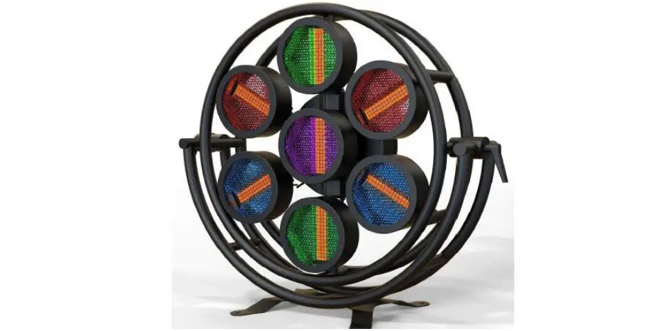 Fos Technologies L006087 Vintage 7 Ultra Retro Backround Fixture User Manual