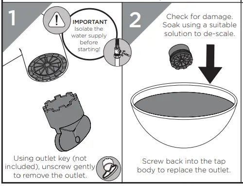 BRISTAN MI 3-4 C Mila Pair Of Bath Taps fig 6