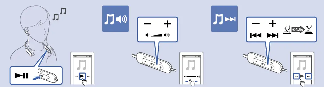 Sony WIXB400B Wireless In-Ear Extra Bass Headset (3)