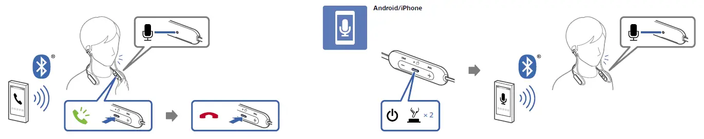 Sony WIXB400B Wireless In-Ear Extra Bass Headset (5)