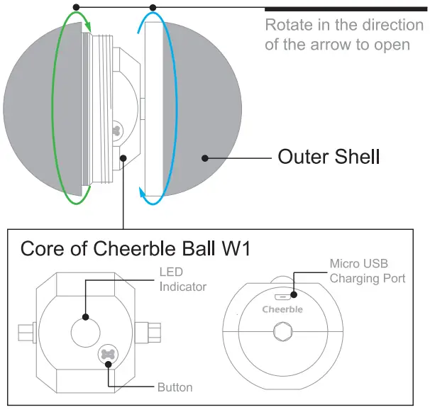 Cheerble Ball instruction