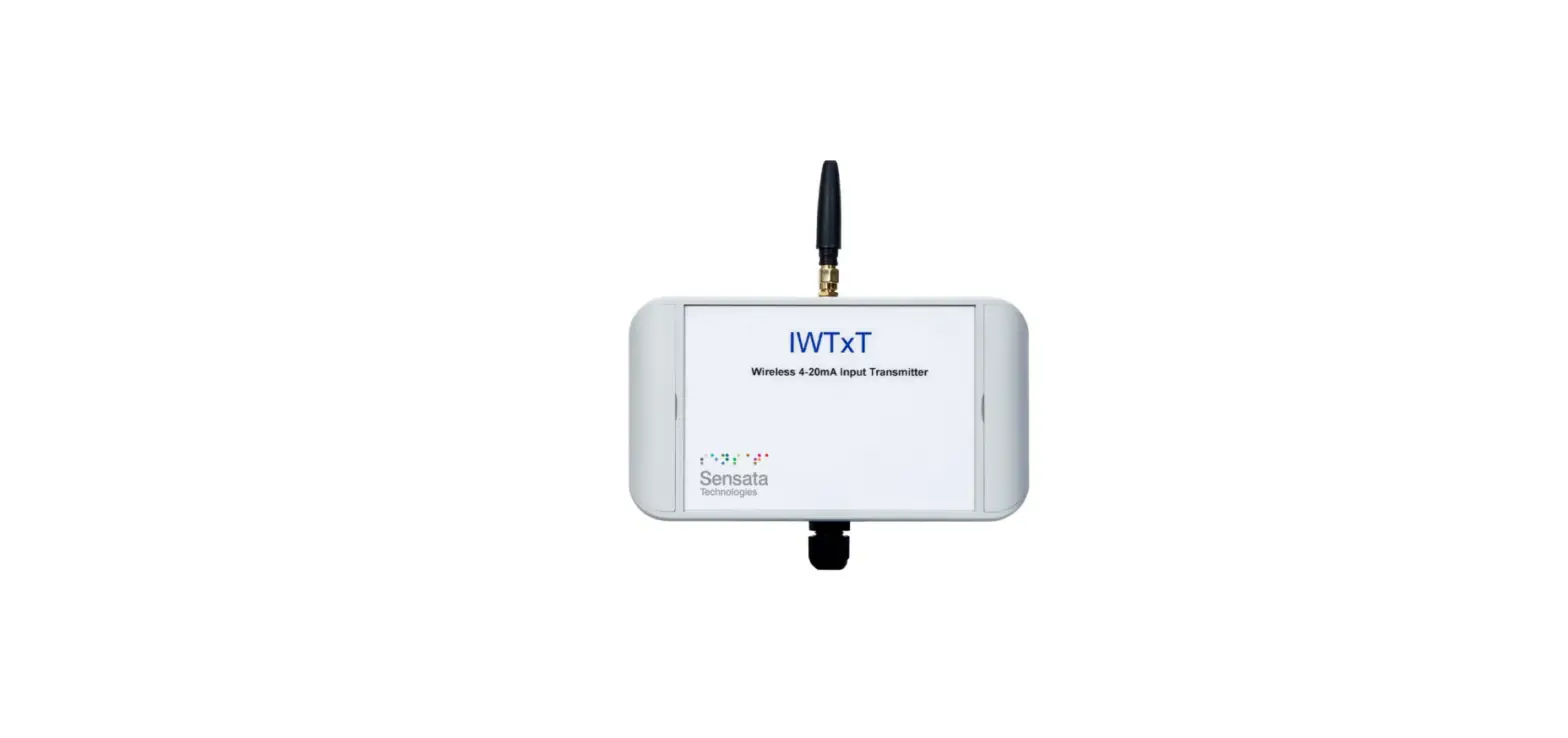 Sensata Iwtxt Series Iwtxt-00 Wireless 4-20ma Input Transmitter User Manual Sensata Iwtxt Series Iwtxt-00 Wireless 4-20ma Input Transmitter User Manual