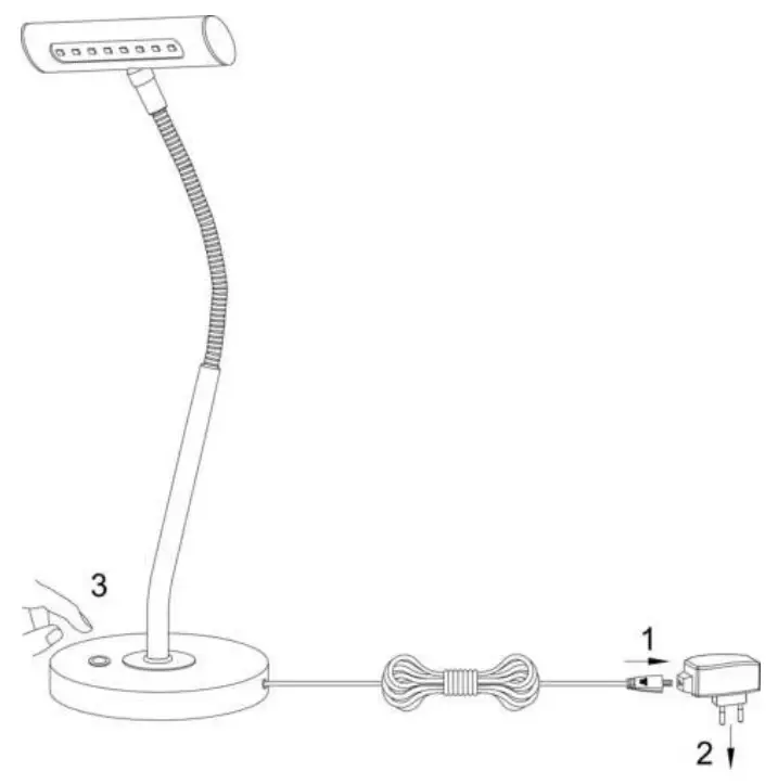 TRIO 579790104 Curtis Table Lamp -