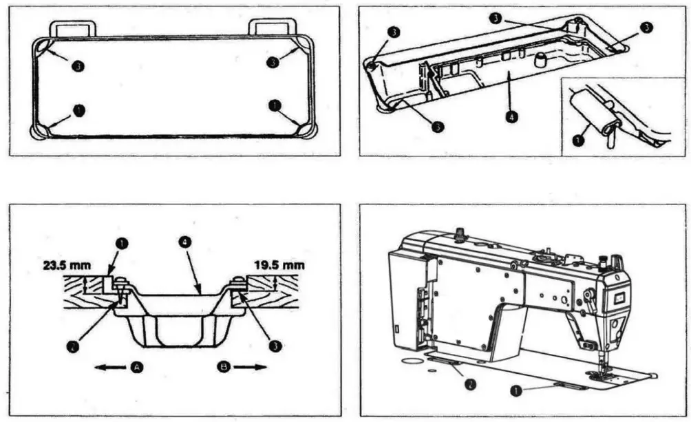 JUKI L-1C Industrial Sewing Machine (2)