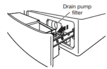 Whirlpool Front Load Washer Owner’s Manual - Open the dispenser drawer by pulling on the handle at the base of the washer