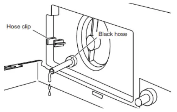 Whirlpool Front Load Washer Owner’s Manual - Place a broad, flat container beneath the drain pump filter to collect the drain water