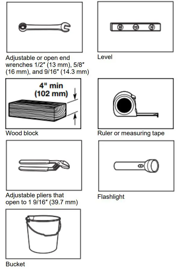 Whirlpool Front Load Washer Owner’s Manual - Tools Needed