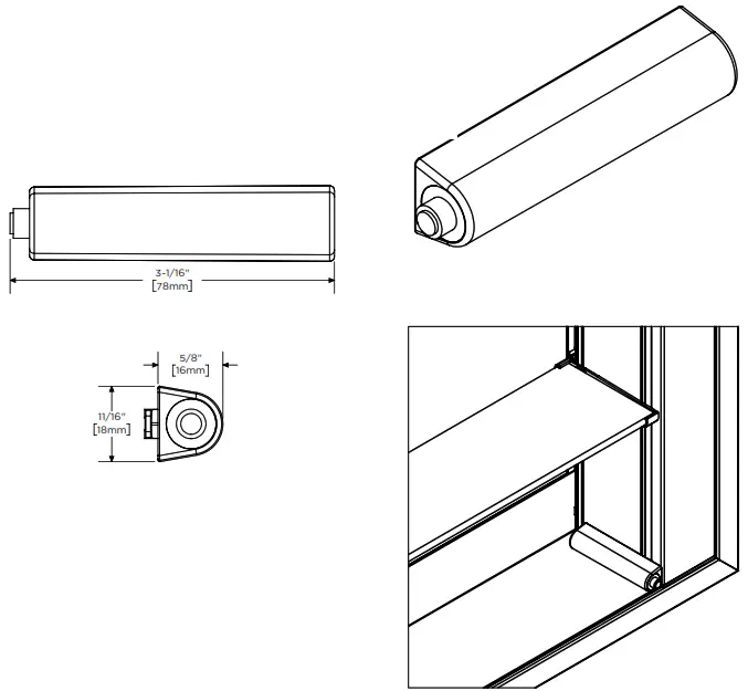 robern VT-PUSHKIT Push to Open Kit - 1
