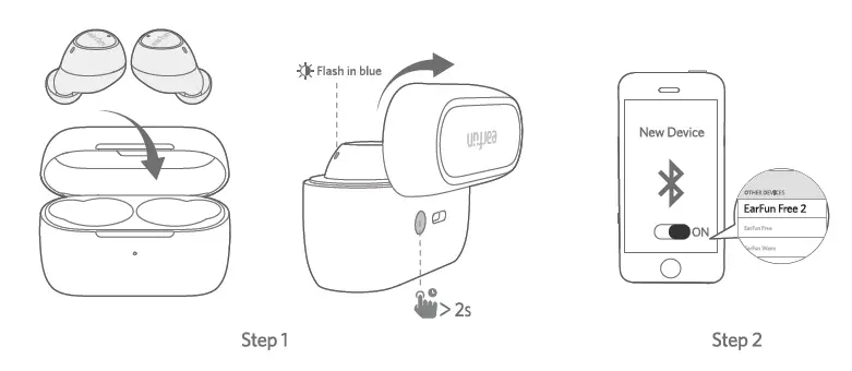 new device and connect