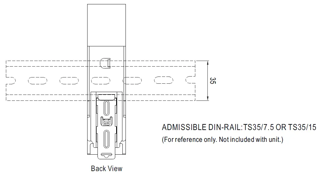 MEAN WELL WDR-60 Series 60W Ultra Wide Input Industrial DIN Rail Power Supply 6