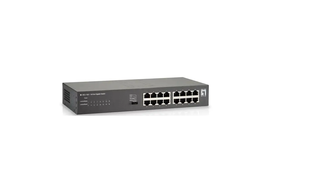 Levelone Geu-1621 16 Port Gigabit Switch Installation Guide Levelone Geu-1621 16 Port Gigabit Switch Installation Guide
