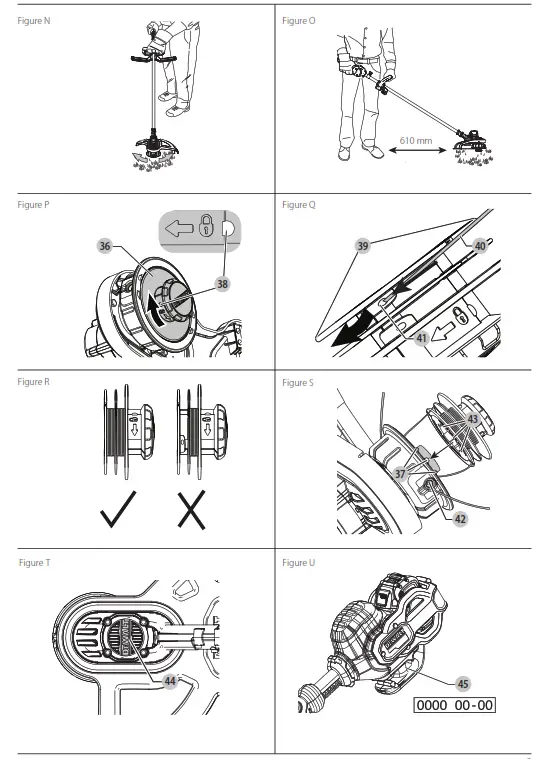DEWALT DCM571 Cordless Grass Trimmer - fig1