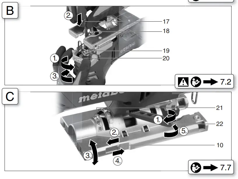 metabo STA 18 LTX 140 Jigsaw - fig 1