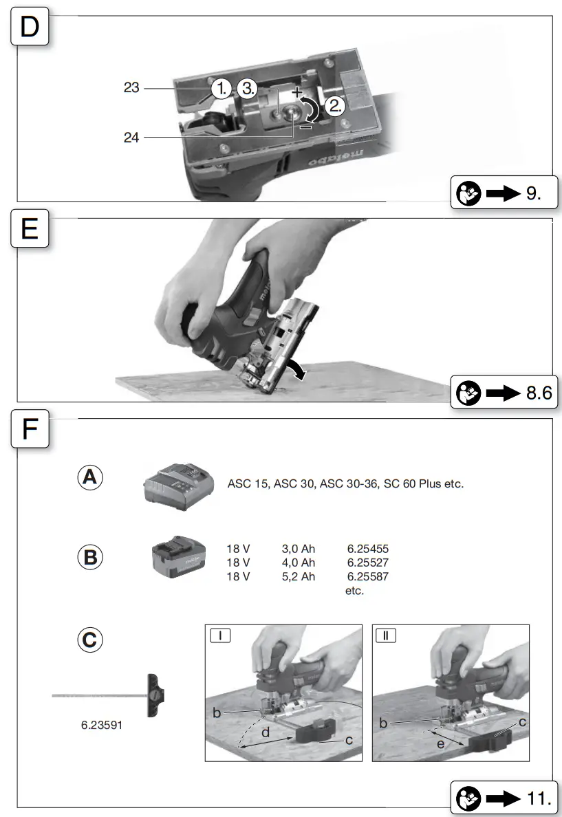 metabo STA 18 LTX 140 Jigsaw - fig 2