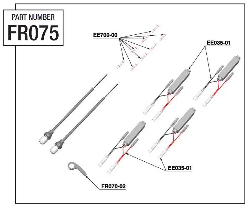 rizoma FR075 Indicator Light Unit S Pair - Fige