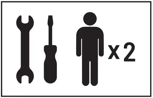 Mascot Online C072 Steel Garden Bench-WARNING