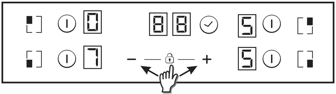 Increase / Decrease power level